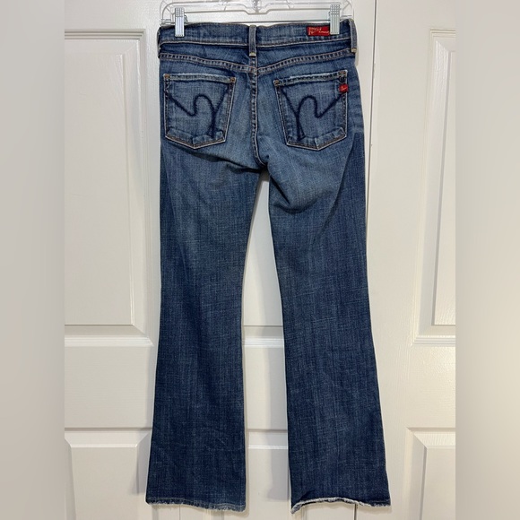 Citizens of Humanity Kelly Stretch 001 Low Waist Bootcut Jeans Size 25 - Picture 3 of 11